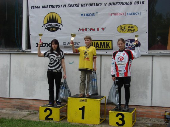 Víťazky kat. Femina: 1. M.Křivová, 2. M.Očadlíková, 3. E.Hlavatá