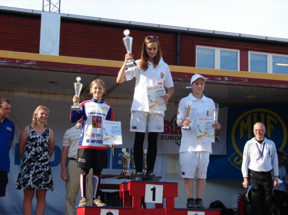 Víťazky kat. Femina: 1.m. Kristína Sýkorová, 2.m. Marie Křivová, 3.m. Erika Hlavatá