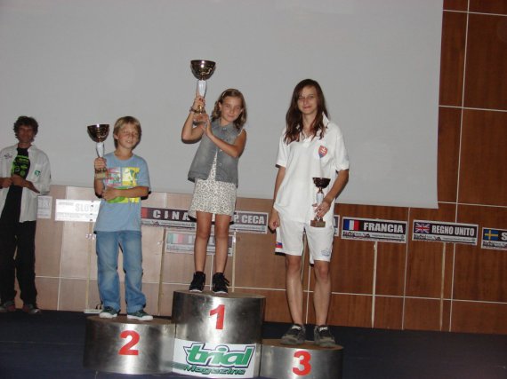 Kristína Sýkorová (CTK Záriečie) 3. m. v kat Femina    2. kolo MS