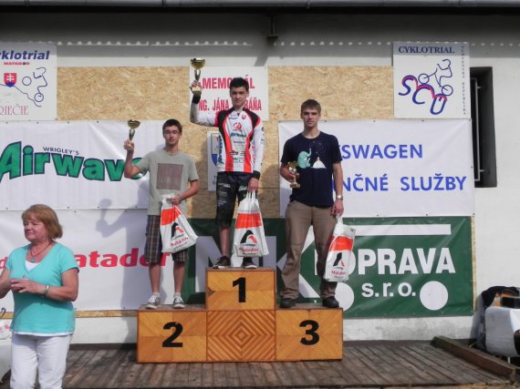 Víťazi kat. Senior: 1.m. Martin Behro, 2.m. Tadeáš Kříž, 3.m. Jiří Rossler