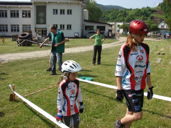 Martin Miščík v doprovode Kristíny Sýkorovej (obaja z CTK Záriečie)