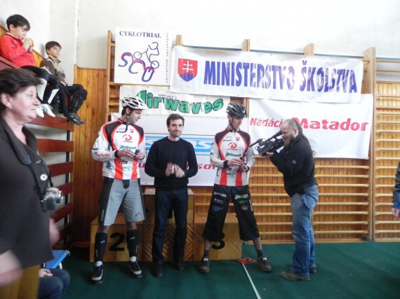 Peter Barták, Ján Šidlík a Peter Muziga získali ocenenie za významný prínos pre rozvoj slovenského cyklotrialu, jeho zviditeľnenie vo svete a za dlhoročnú reprezentačnú prácu v oblasti športu. 